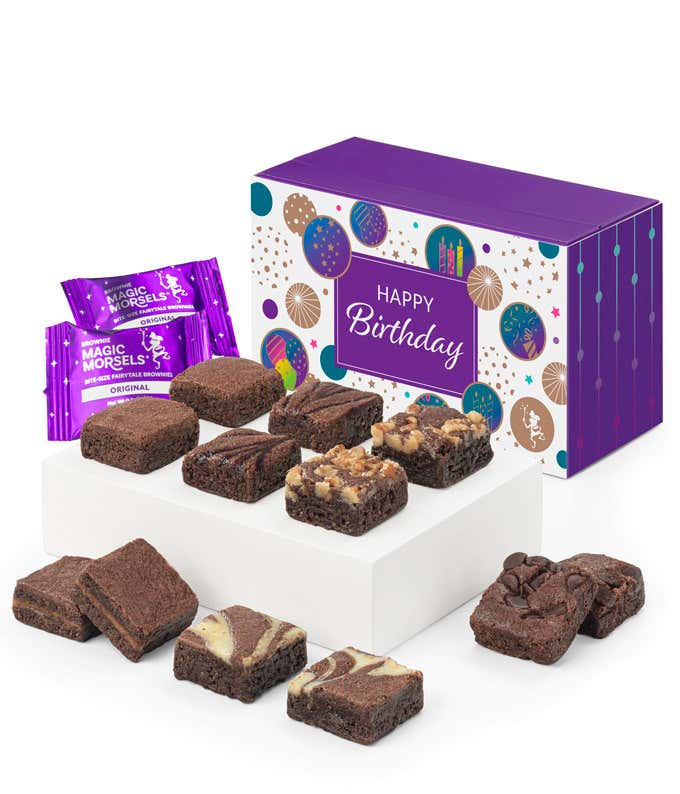 Happy Birthday Dozen Fairytale Brownie Morsels