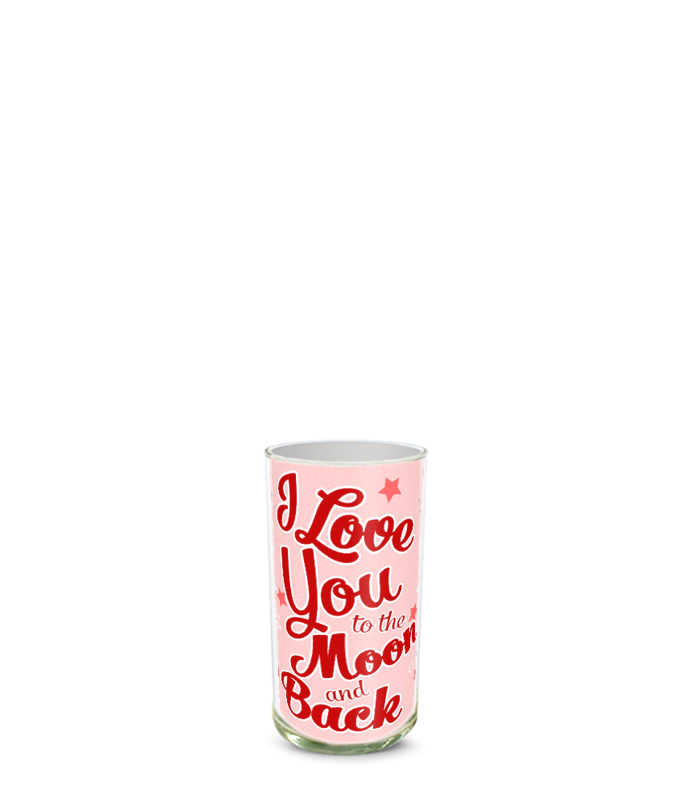 Partial image of Custom Photo Vase without flowers.